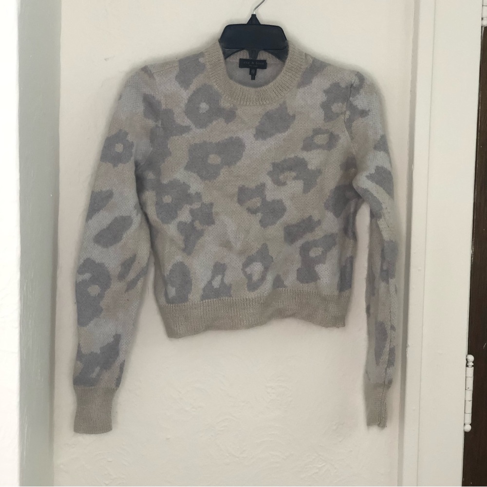 Rag And Bone Leopard Print Sweater - image 3